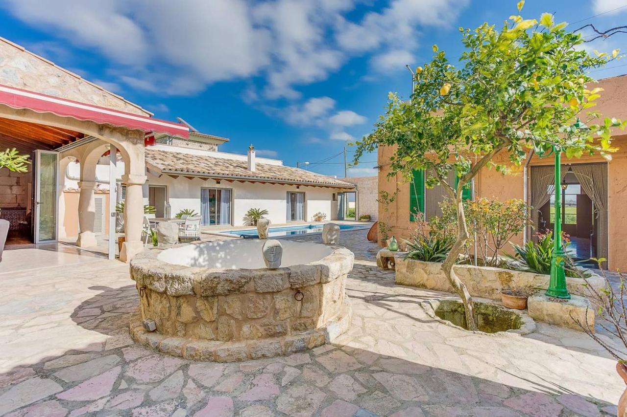 Villa Ca Na Pessina,Con Piscina Privada Sa Pobla Exterior foto