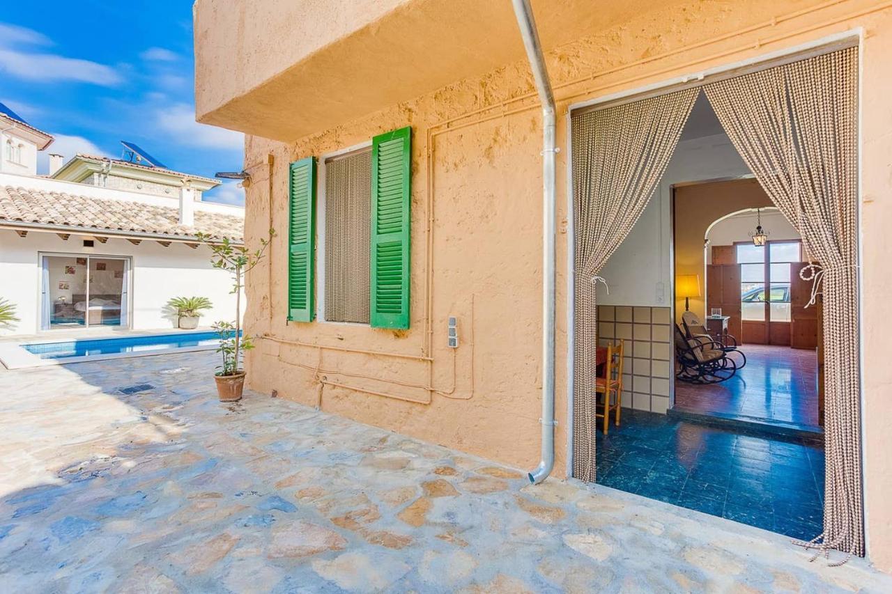 Villa Ca Na Pessina,Con Piscina Privada Sa Pobla Exterior foto