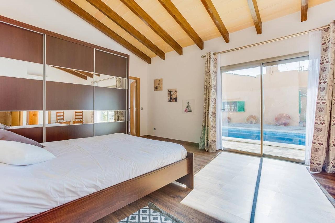 Villa Ca Na Pessina,Con Piscina Privada Sa Pobla Exterior foto