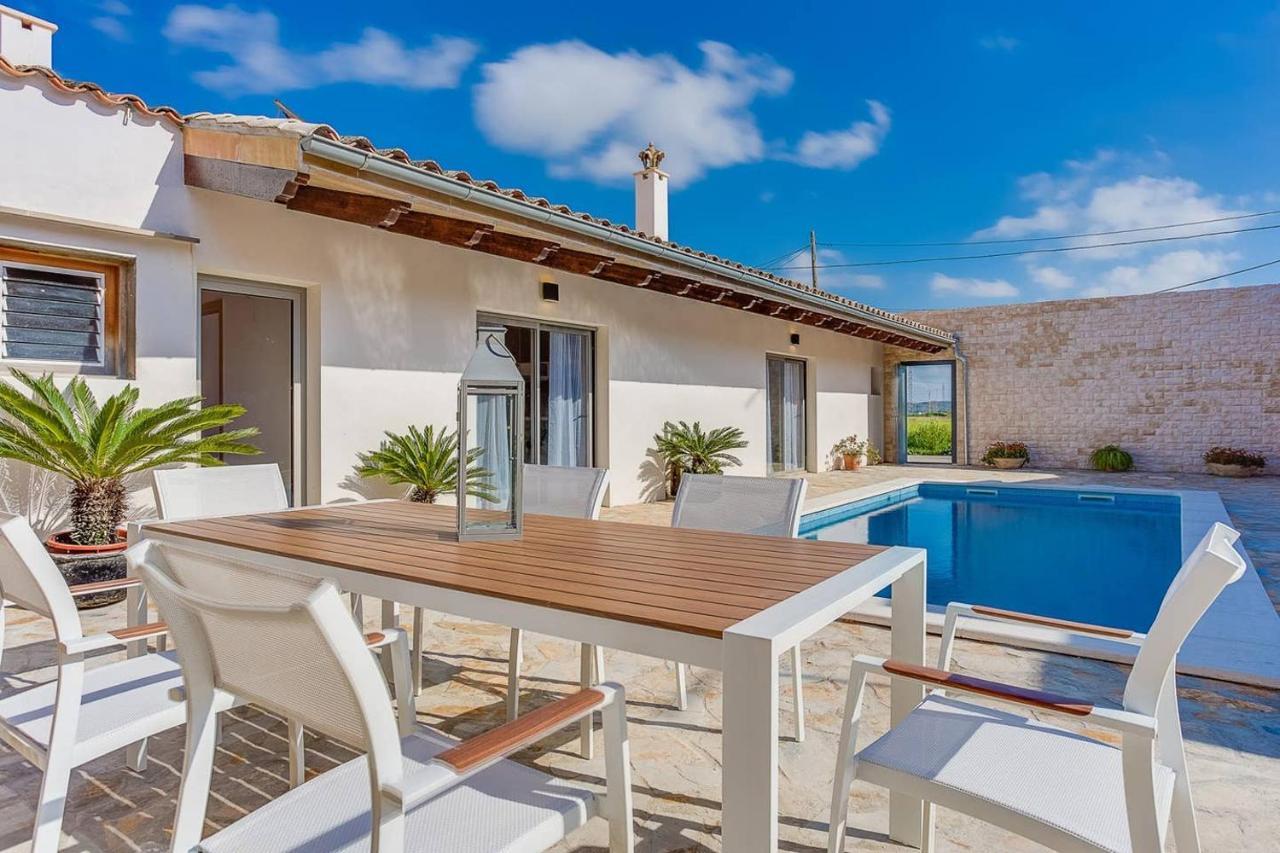 Villa Ca Na Pessina,Con Piscina Privada Sa Pobla Exterior foto