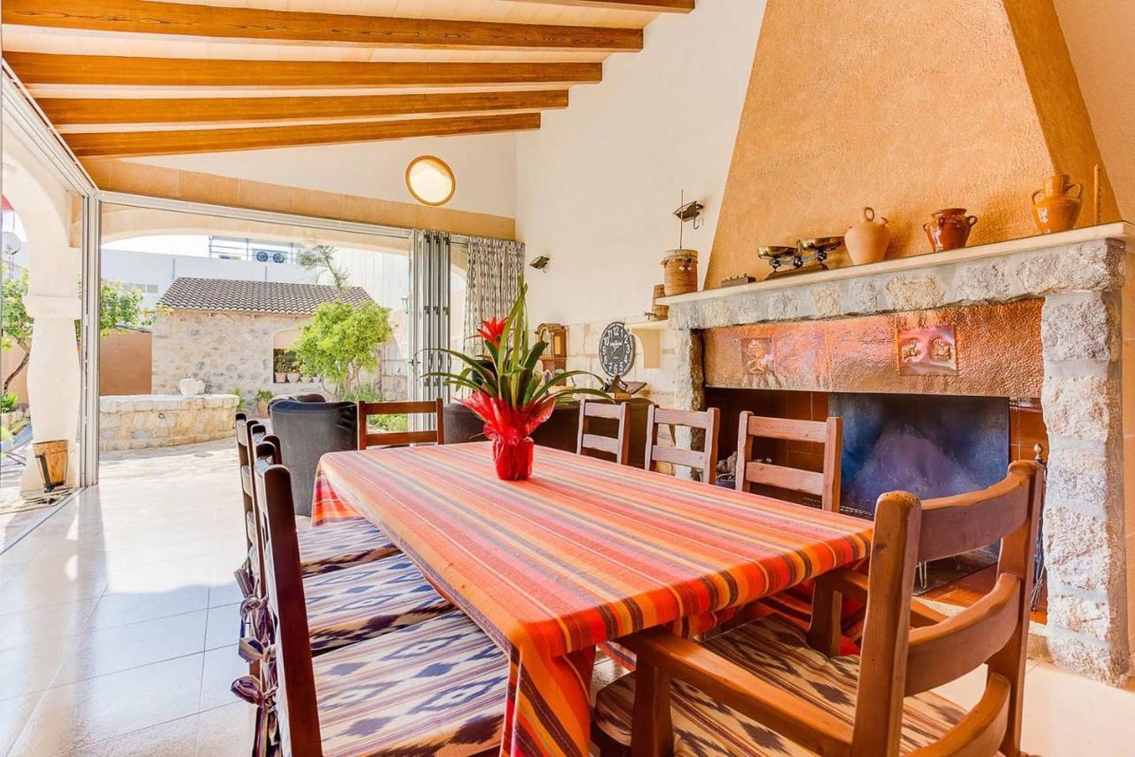 Villa Ca Na Pessina,Con Piscina Privada Sa Pobla Exterior foto