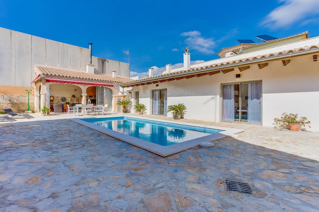 Villa Ca Na Pessina,Con Piscina Privada Sa Pobla Exterior foto