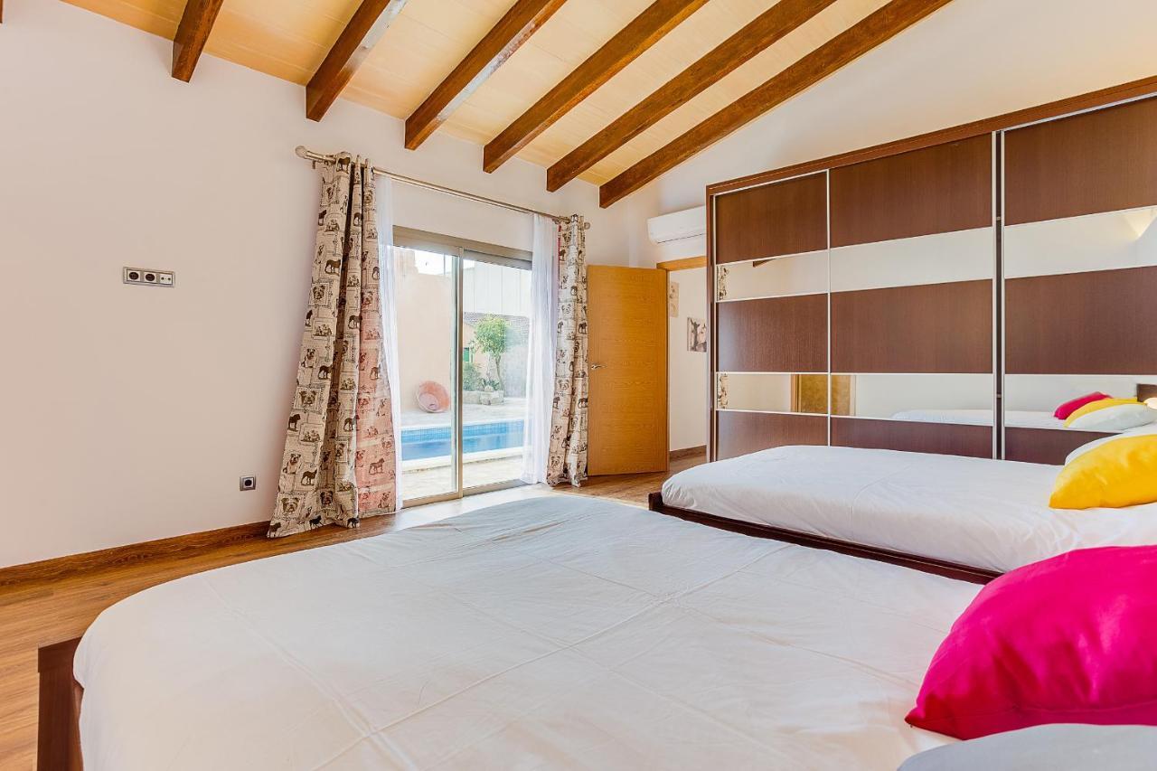 Villa Ca Na Pessina,Con Piscina Privada Sa Pobla Exterior foto